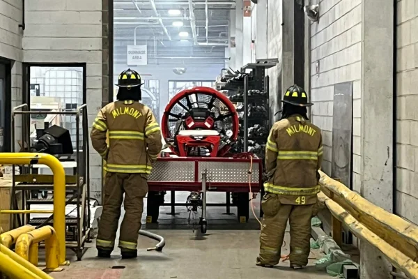 The crew at the Milmont fire station